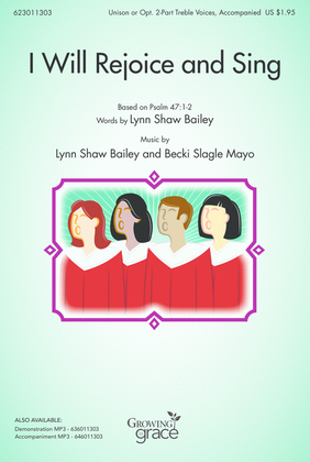 Book cover for I Will Rejoice and Sing