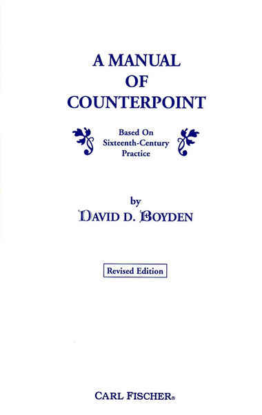 A Manual of Counterpoint