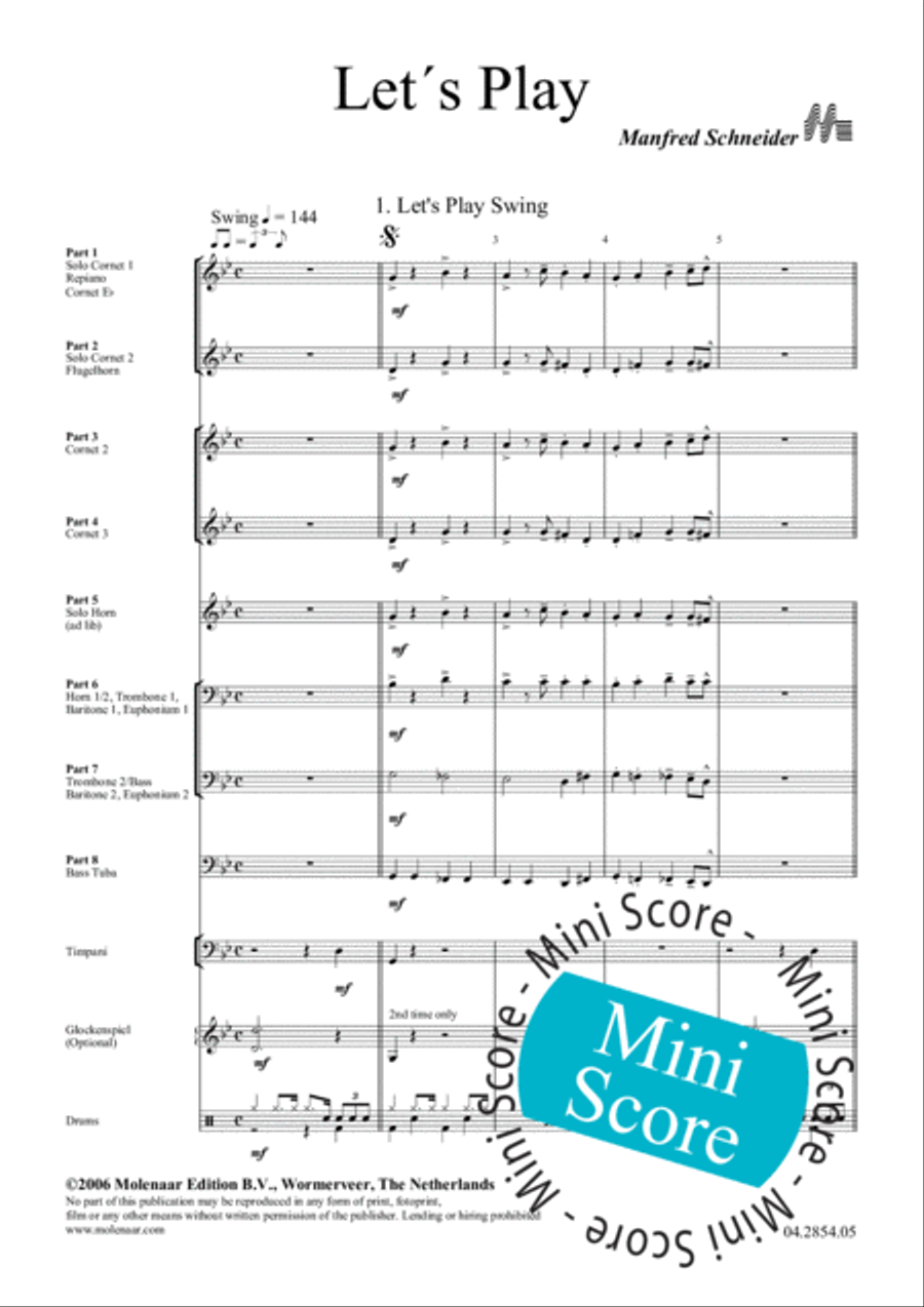 Let's Play Brass Band scores gallery preview page 5
