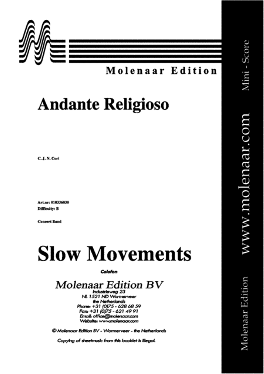 Andante Religioso Concert Band scores gallery preview page 2
