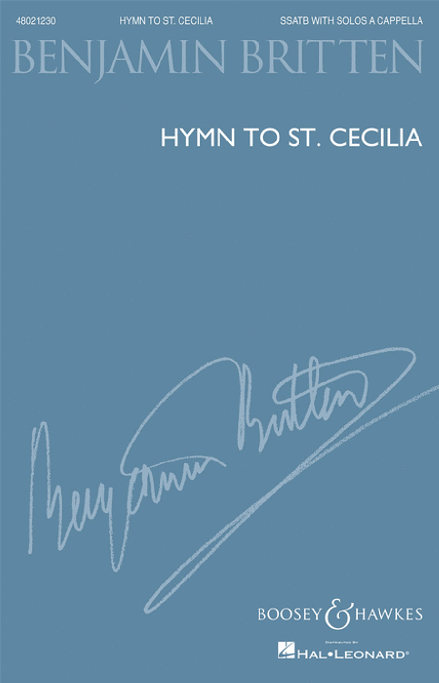 Hymn to St. Cecilia SSATB scores gallery preview page 1