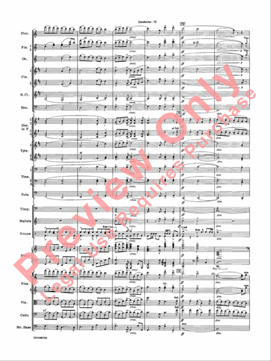 Themes from 007 Full Orchestra scores gallery preview page 15