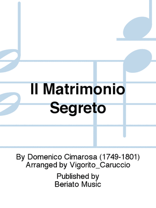 Book cover for Il Matrimonio Segreto