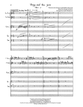 Porgy and Bess Suite - Full Score