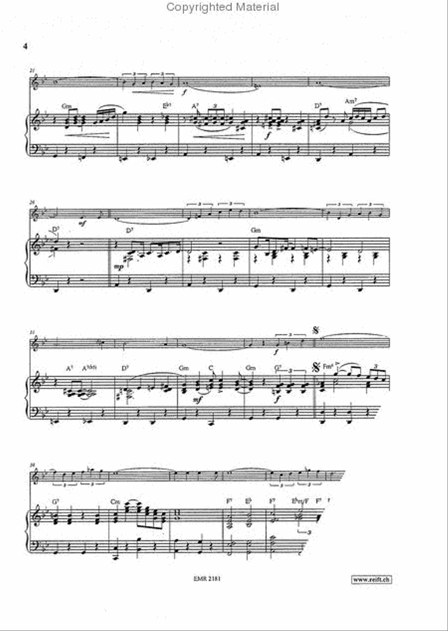 Petite Fleur Trumpet Solo scores gallery preview page 5