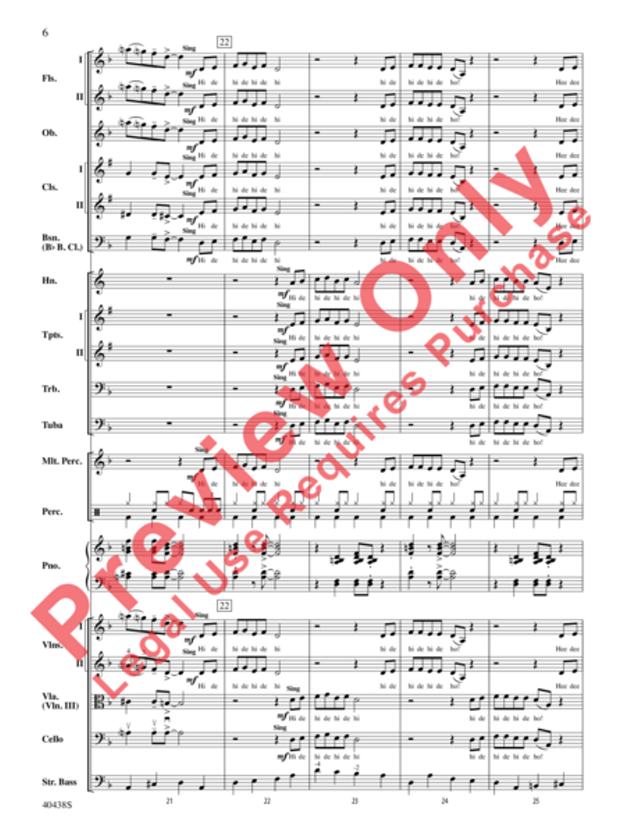 Minnie the Moocher Full Orchestra scores gallery preview page 7
