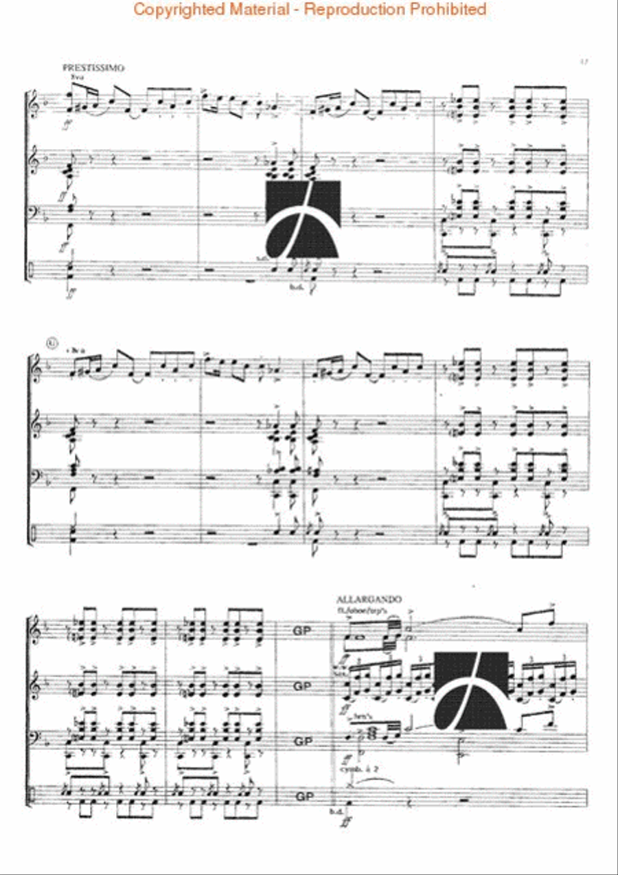 Oregon Concert Band scores gallery preview page 18