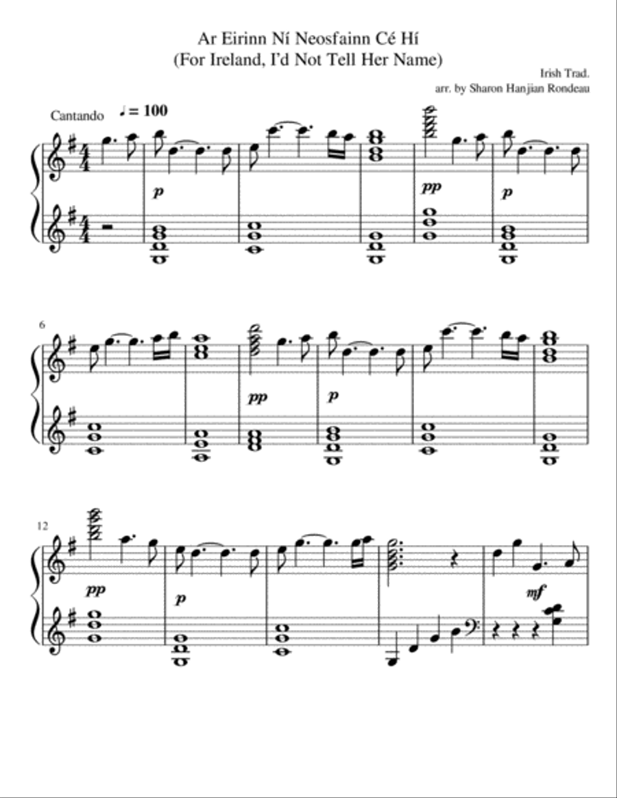 Ten Irish Songs for All Harps Harp scores gallery preview page 3