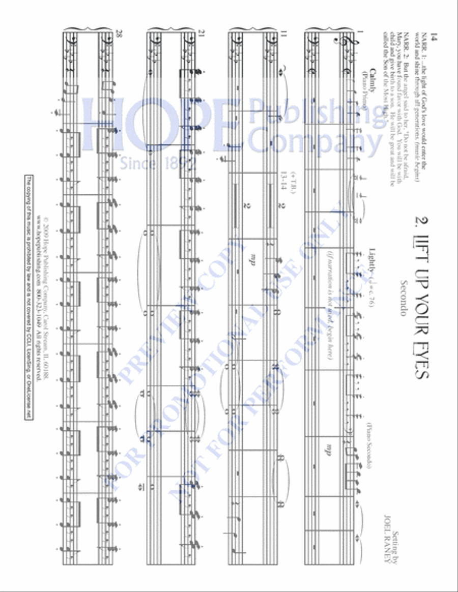 The Promise of Light Choir scores gallery preview page 15