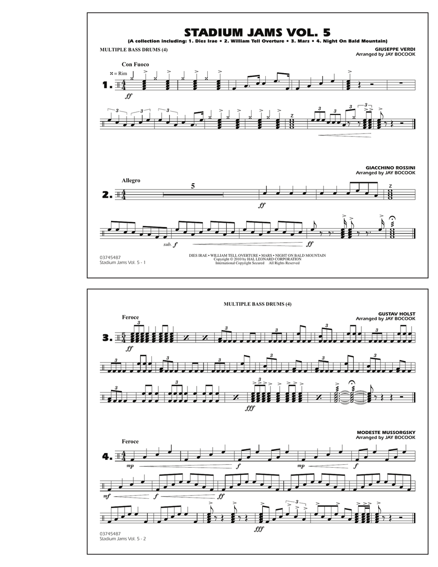Stadium Jams: Vol. 5 - Multiple Bass Drums