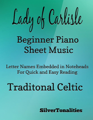 Book cover for Lady of Carlisle Beginner Piano Sheet Music