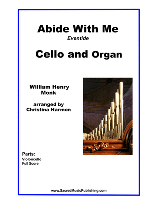 Book cover for Abide With Me - Cello and Organ