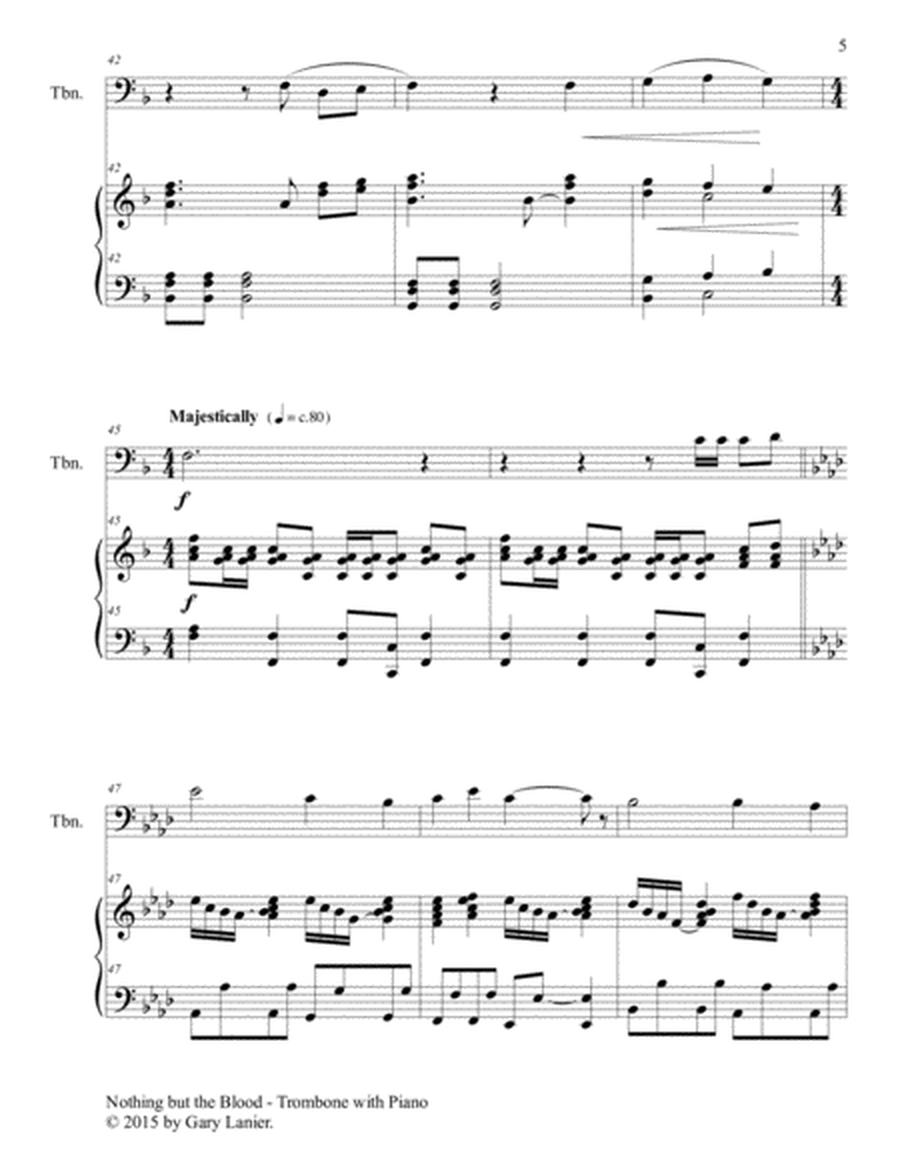 3 JOYFUL GOSPEL HYMNS (for Trombone with Piano - Instrument Part included) image number null