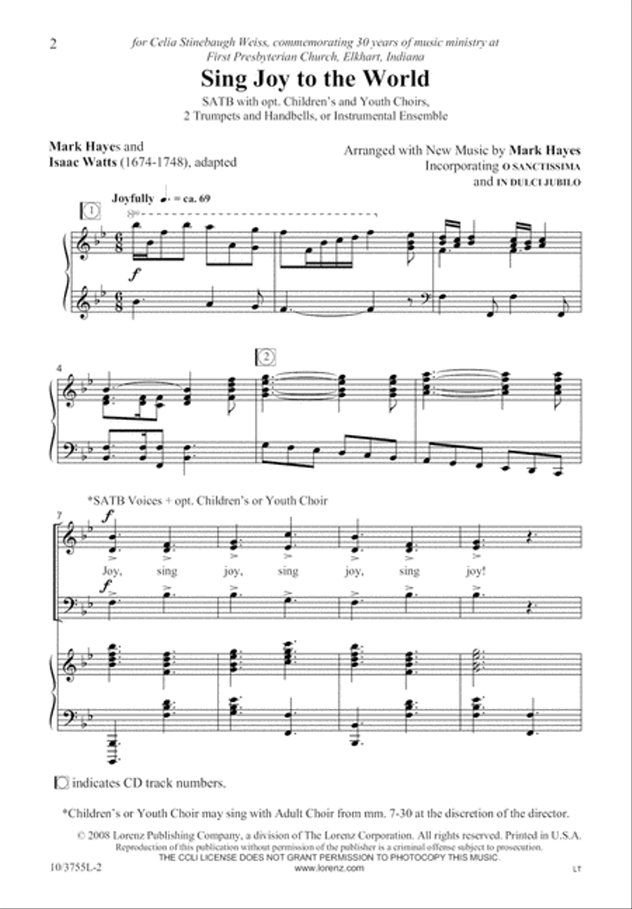 <br>Sheet music extract