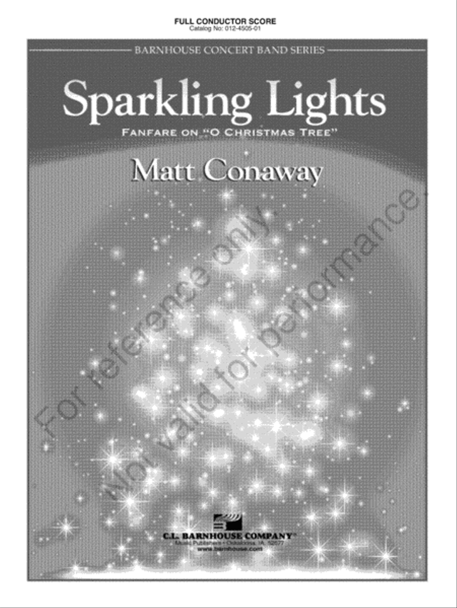 Sparkling Lights Concert Band scores gallery preview page 2