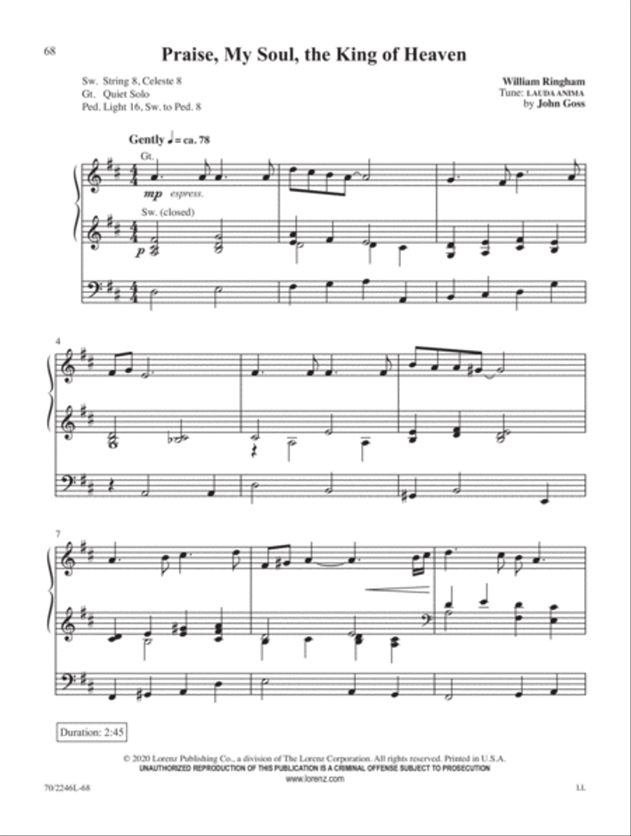 Pomp and Pageantry Organ Solo scores gallery preview page 14