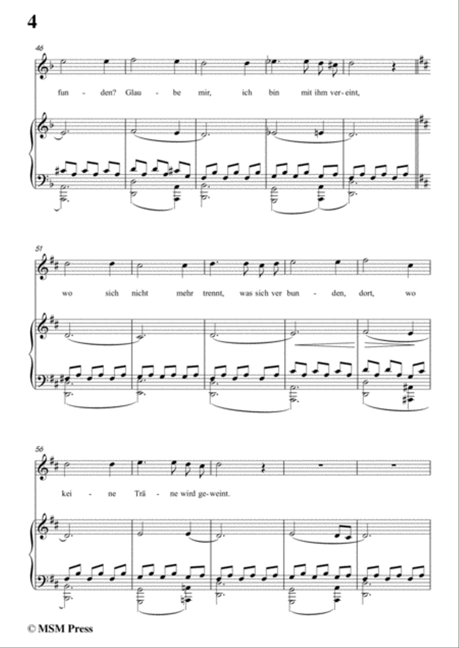 Schubert-Thekla: Eine Geisterstimme(Thekla: A Spirit Voice),D.595,in d minor,for Voice&Piano Voice scores gallery preview page 6