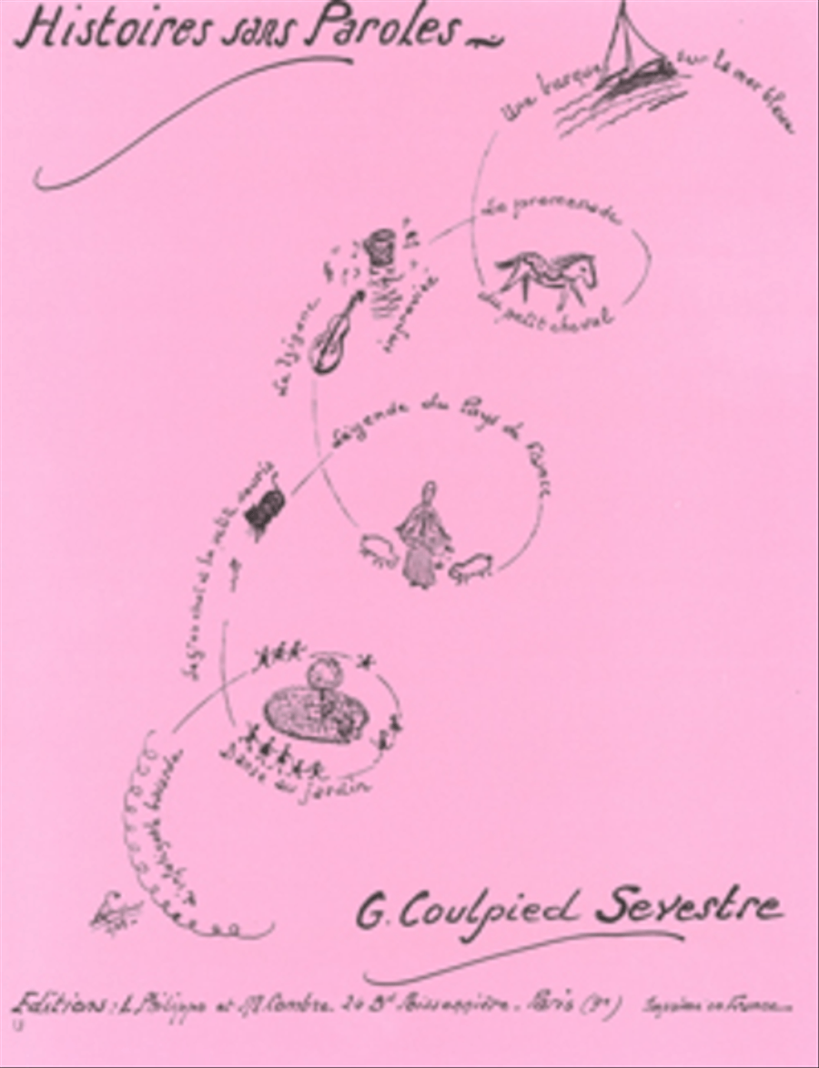 Histoires sans paroles Histoires sans paroles Piano Solo scores gallery preview page 1