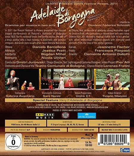 Adelaide Di Borgogna (Blu-Ray)