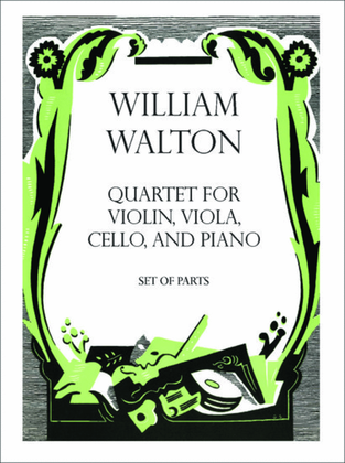 Book cover for Quartet for Violin, Viola, Cello, and Piano