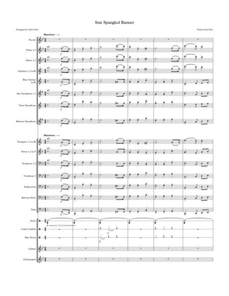 The Star Spangled Banner (Score and Parts