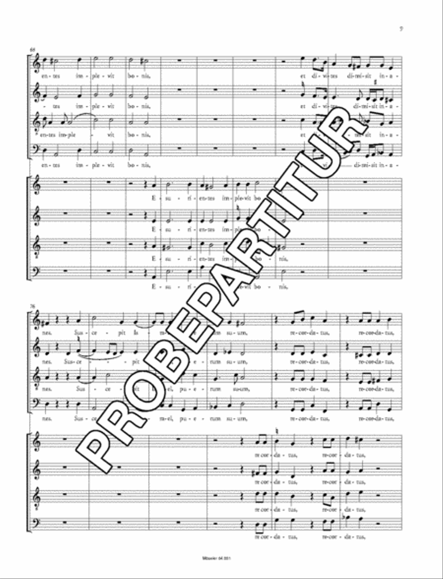 Magnificat Magnificat 4-Part scores gallery preview page 10