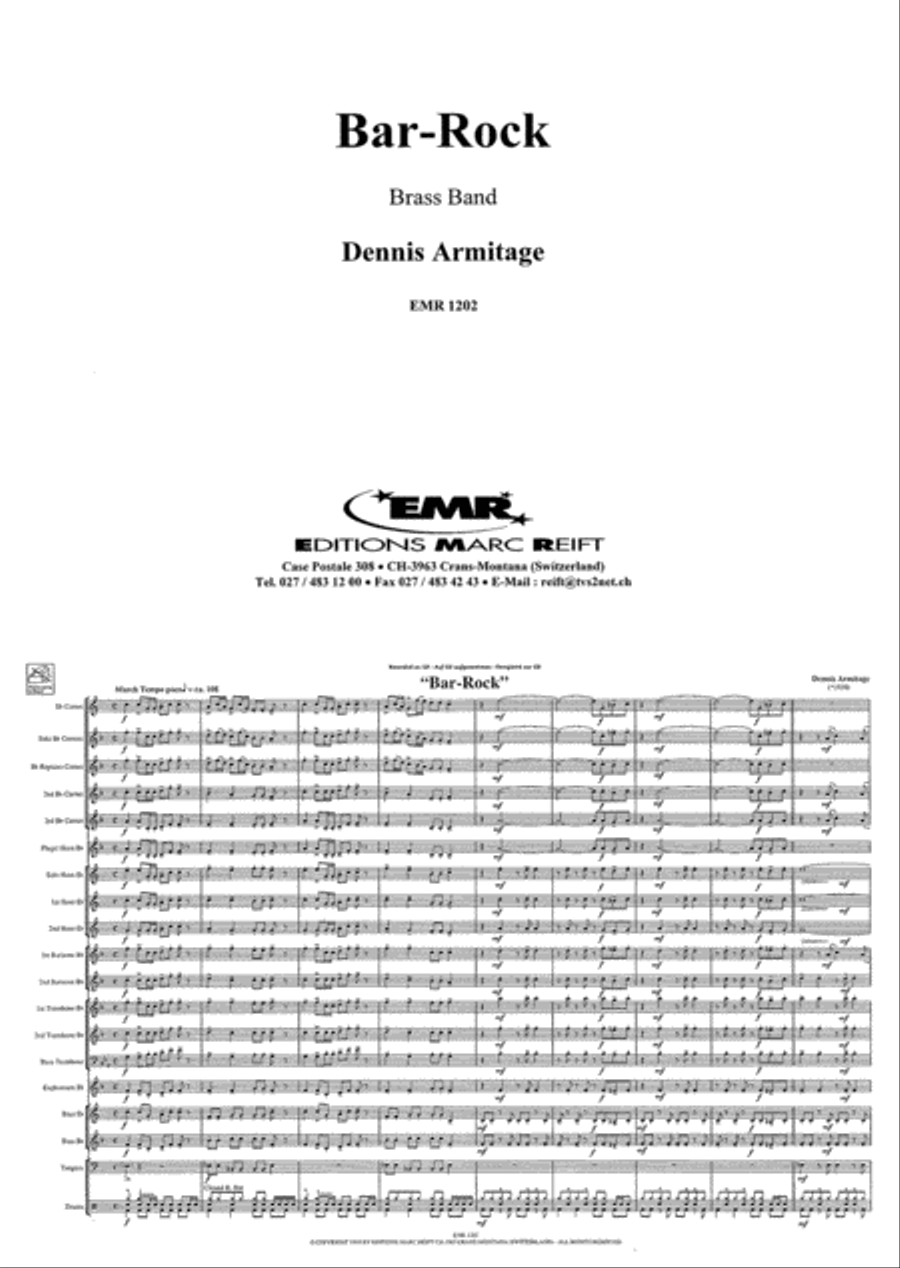 Bar-Rock Bar-Rock Brass Band scores gallery preview page 2