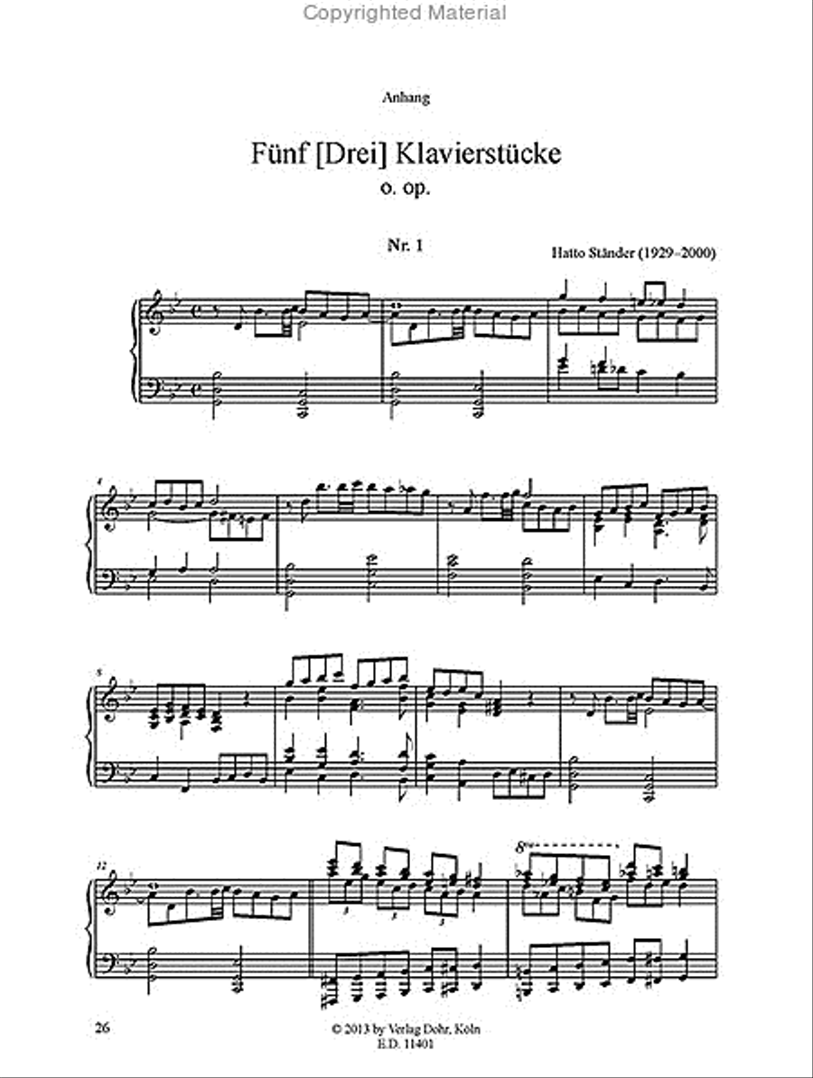 Kleine Klaviersonaten und Klavierstücke (1941-1944) Piano Solo scores gallery preview page 4
