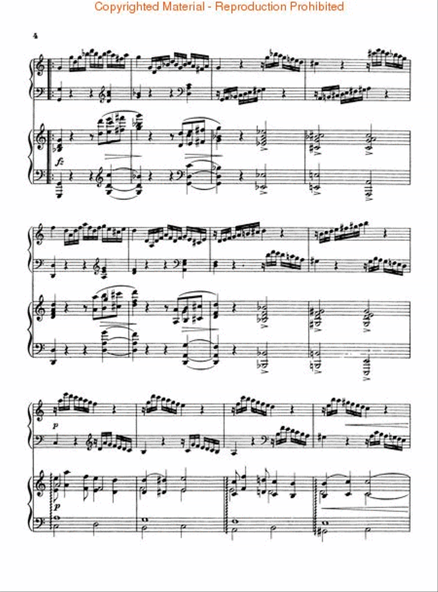 Accompaniment for a 2nd Piano to Mozart Sonata K545 Piano Duet scores gallery preview page 2