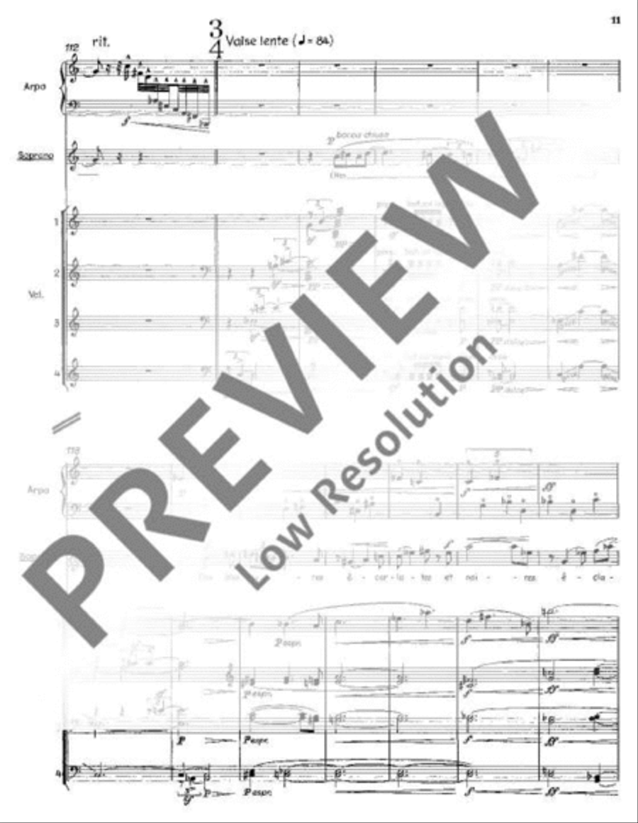 Moderne Orchester-Studien für Violine Orchestra scores gallery preview page 18