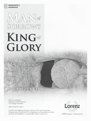 Book cover for Man of Sorrows, King of Glory