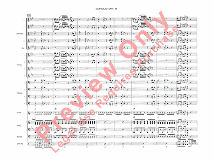 Soul Man Soul Man Jazz Ensemble scores gallery preview page 8