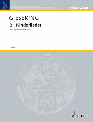 Gieseking W Kinderlieder21