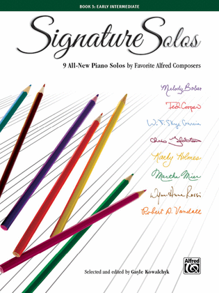 Book cover for Signature Solos, Book 3