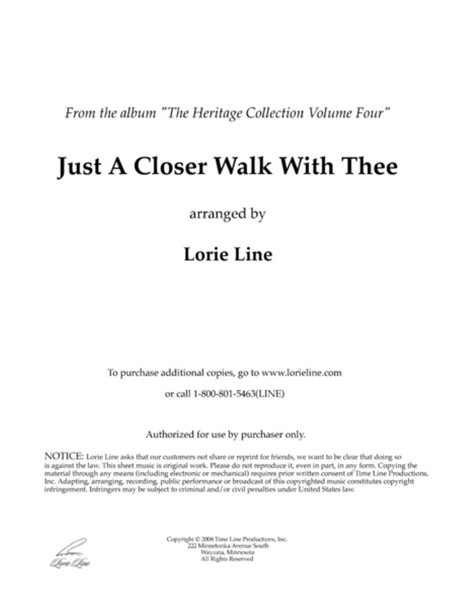 Just A Closer Walk With Thee Piano Solo scores gallery preview page 1