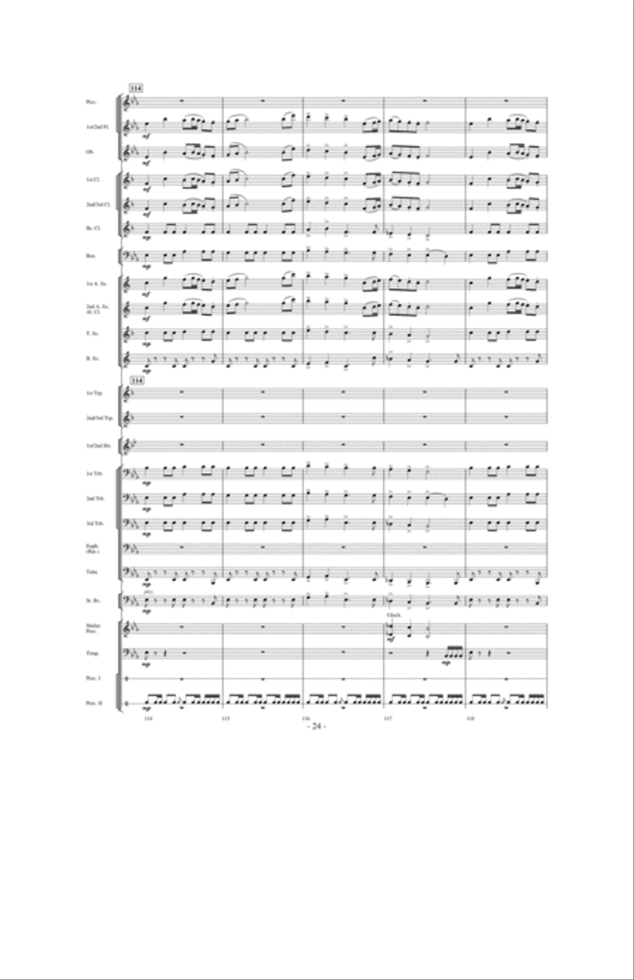 Where Eagles Soar Where Eagles Soar Concert Band scores gallery preview page 23