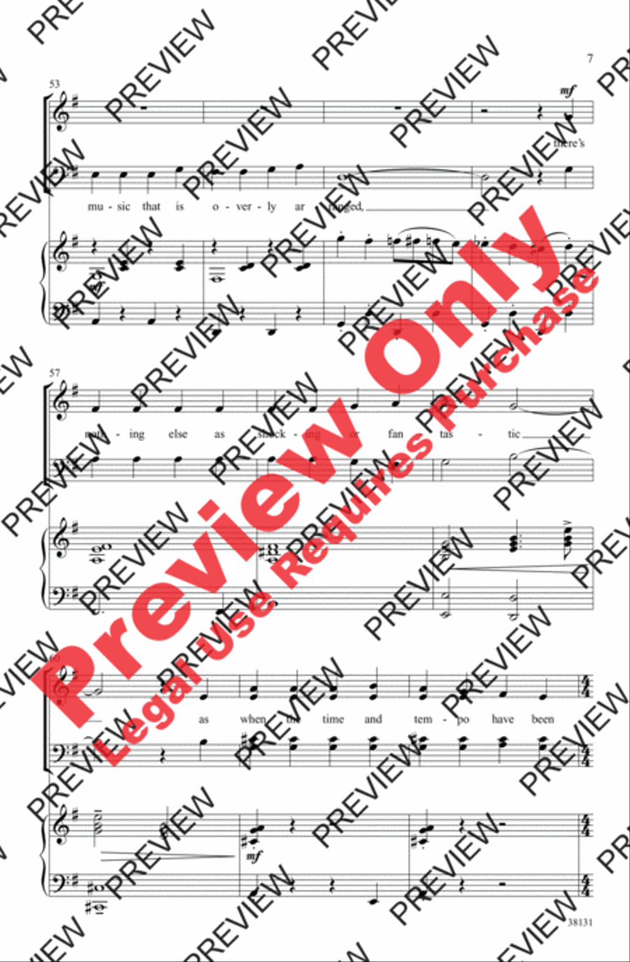 Give Me a Choral Medley! 4-Part scores gallery preview page 7