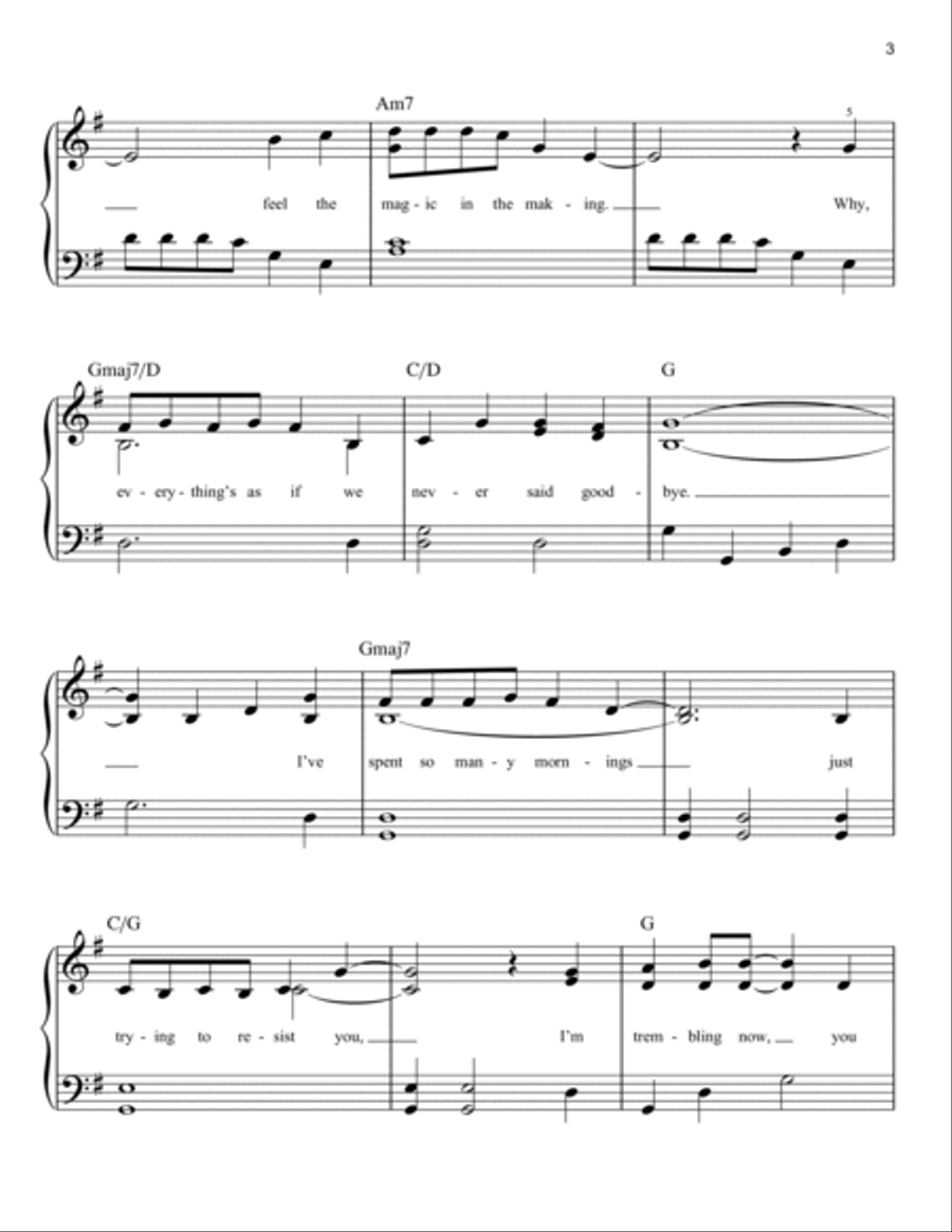As If We Never Said Goodbye Voice scores gallery preview page 3