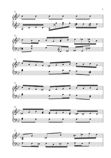 Johann Sebastian Bach - BWV-885 No. 16 Well Tempered Clavier