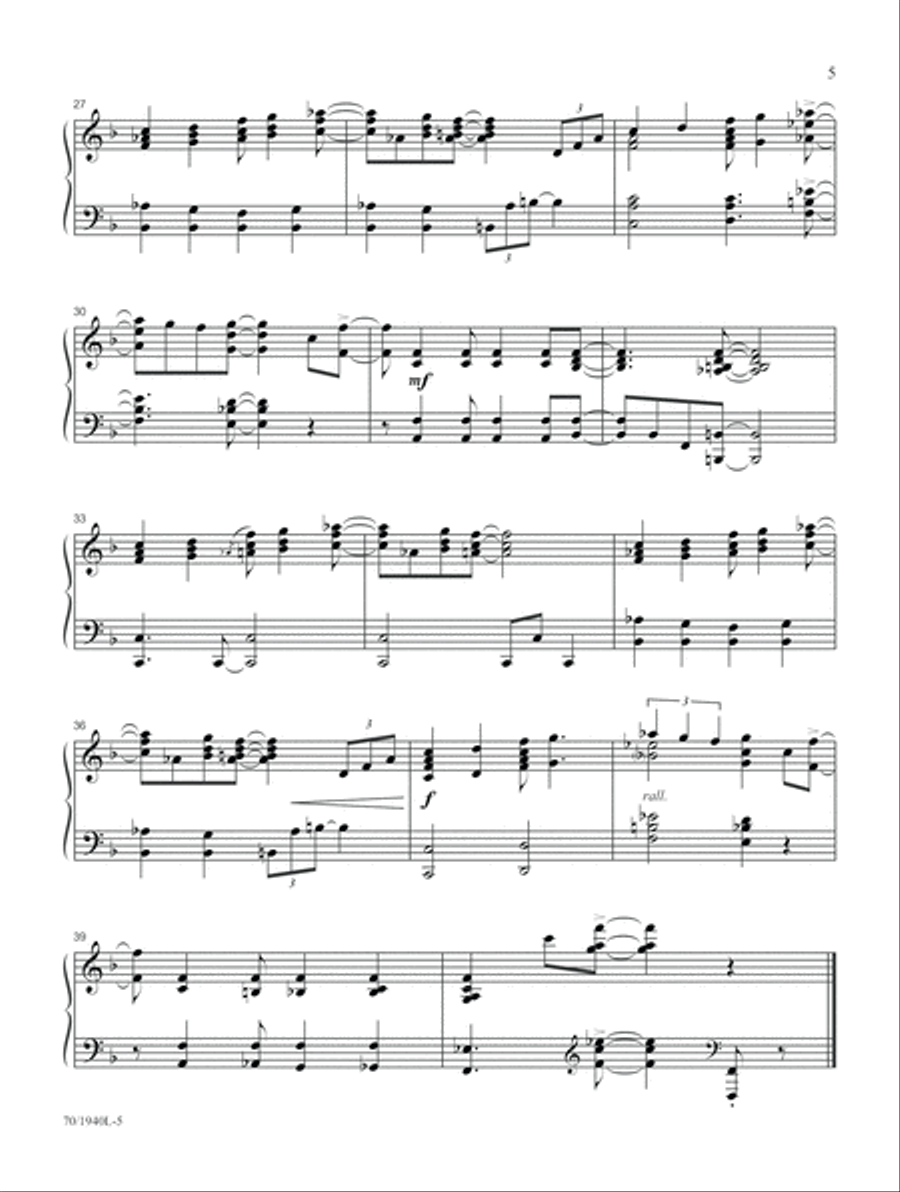 Mark Hayes Miniatures (Digital Delivery) Piano Solo scores gallery preview page 5