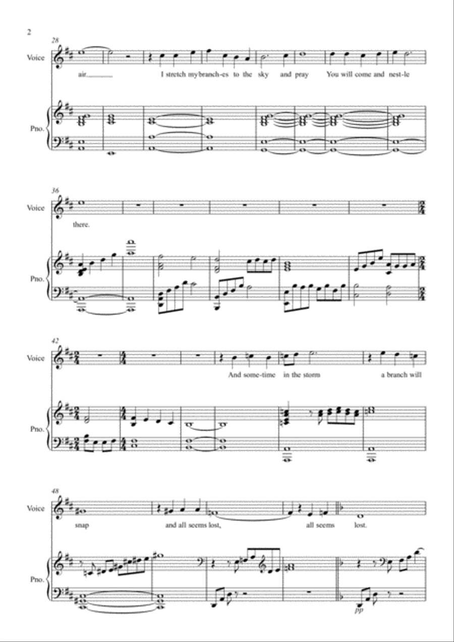 Tree Song Tree Song Voice scores gallery preview page 2