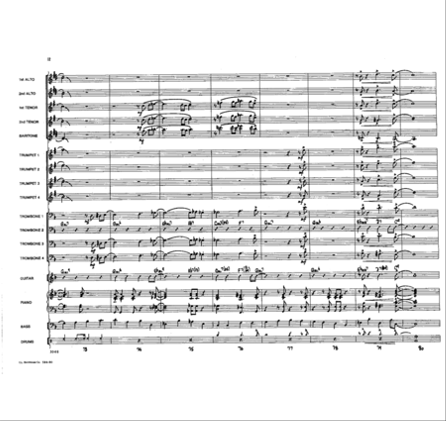 Senorita Blues Jazz Ensemble scores gallery preview page 11