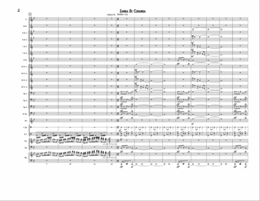 Samba De Caramba Jazz Ensemble scores gallery preview page 2