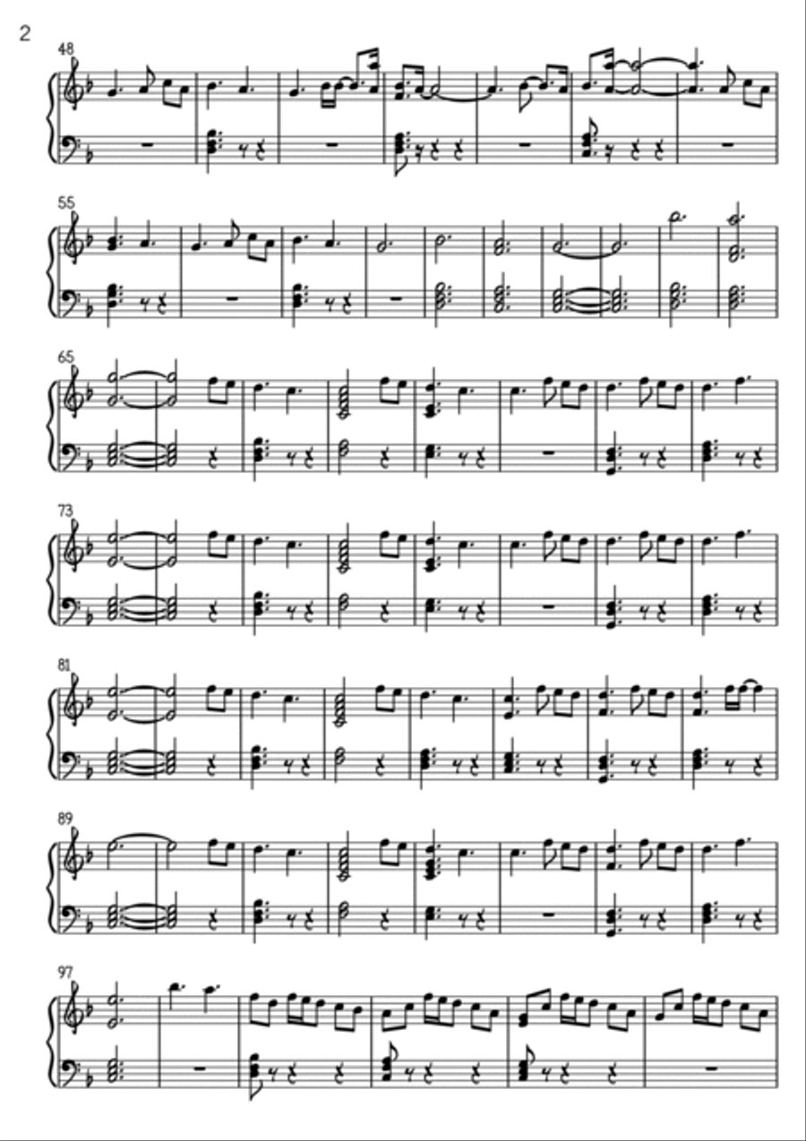 I Surrender I Surrender Piano Solo scores gallery preview page 2