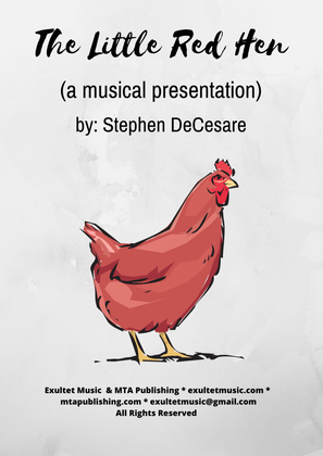 Book cover for The Little Red Hen (a musical presentation)