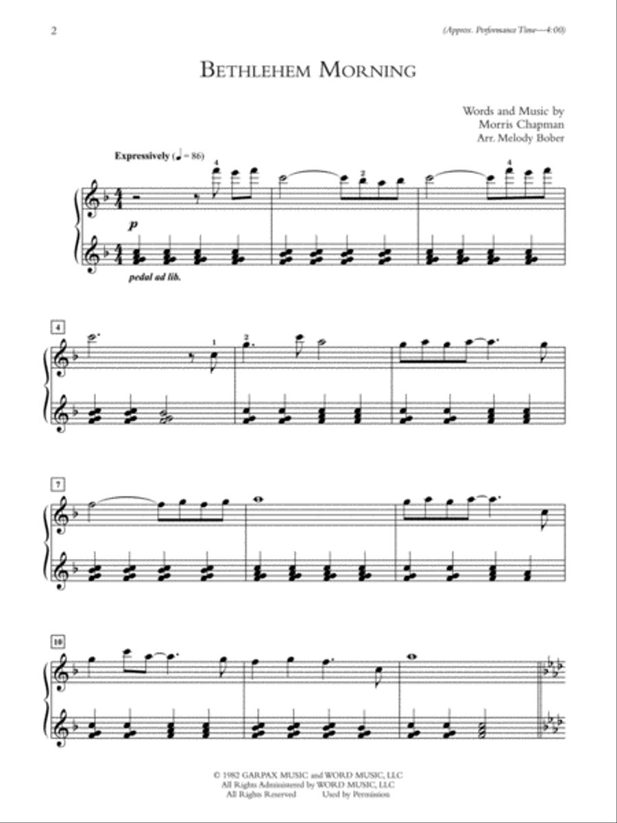 A Contemporary Christmas Piano Solo scores gallery preview page 2