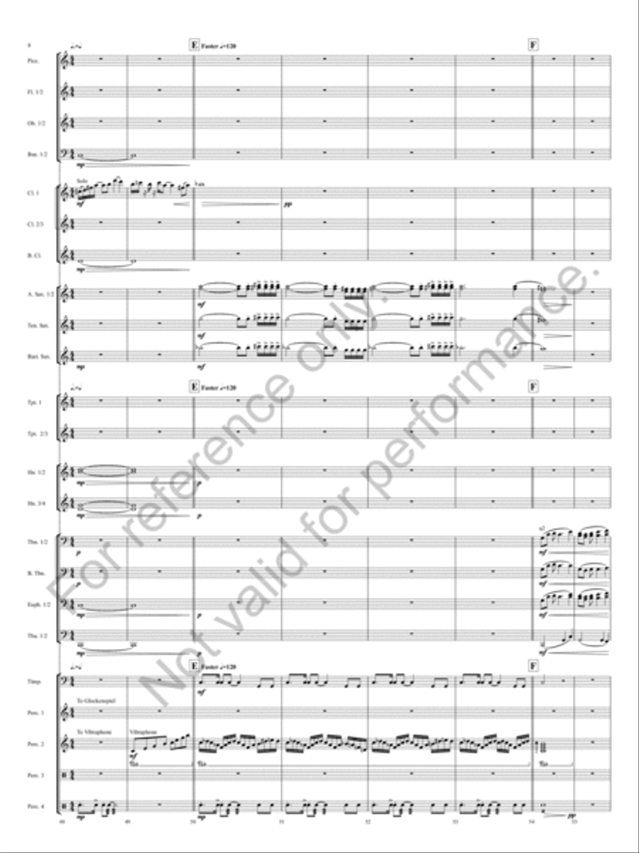 Reflections Reflections Concert Band scores gallery preview page 11