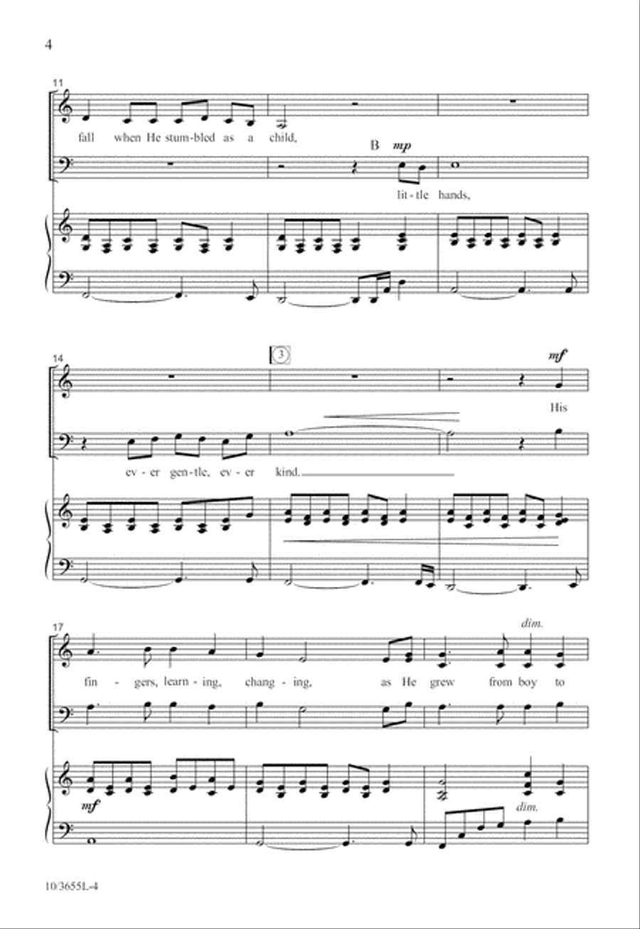 His Hands His Hands 3-Part scores gallery preview page 5