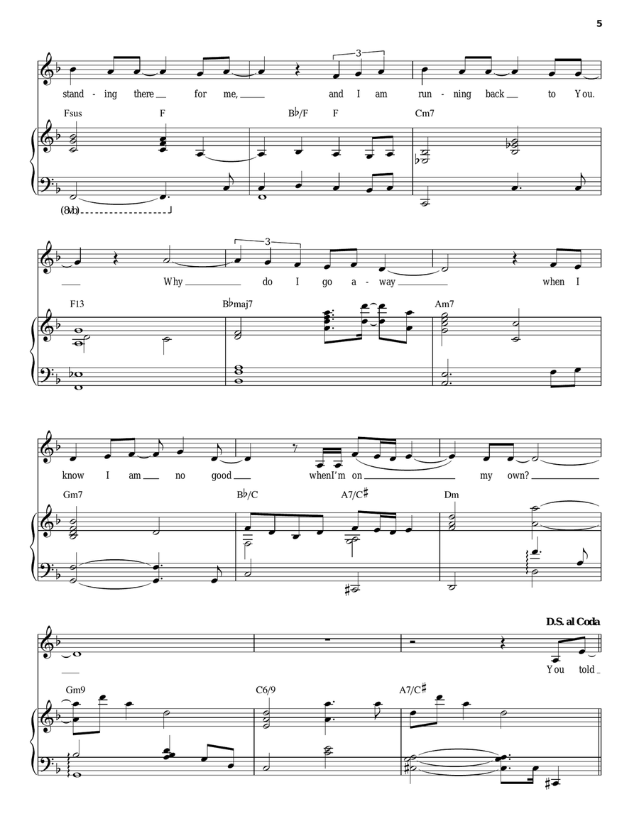 Running Back To You Acoustic Guitar scores gallery preview page 5