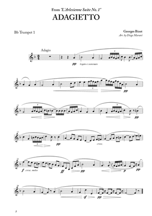 Adagietto from "L'Arlesienne Suite No. 1" for Brass Quartet